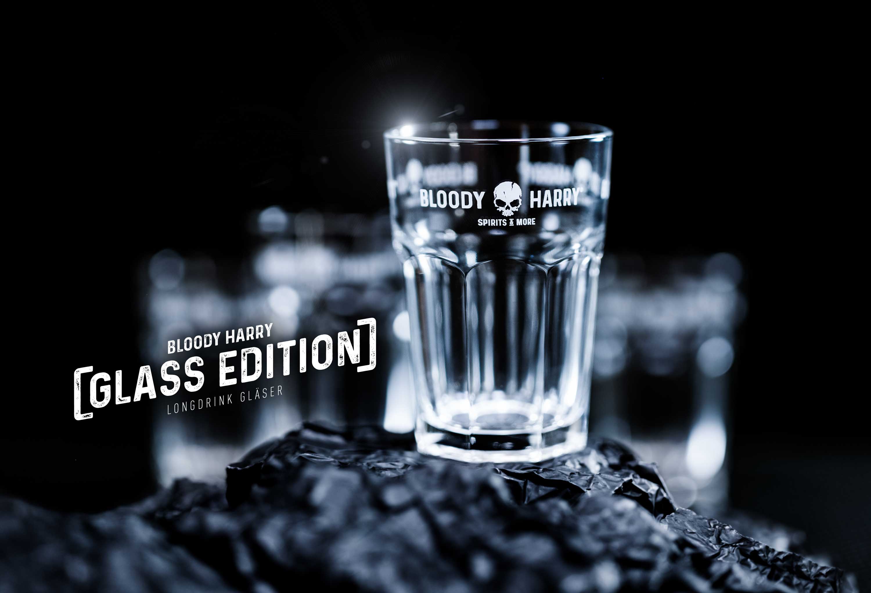 BLOODY HARRY Longdrink - Cocktail Glas 0,3l