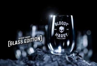 BLOODY HARRY Original Gin Glas 0,4l