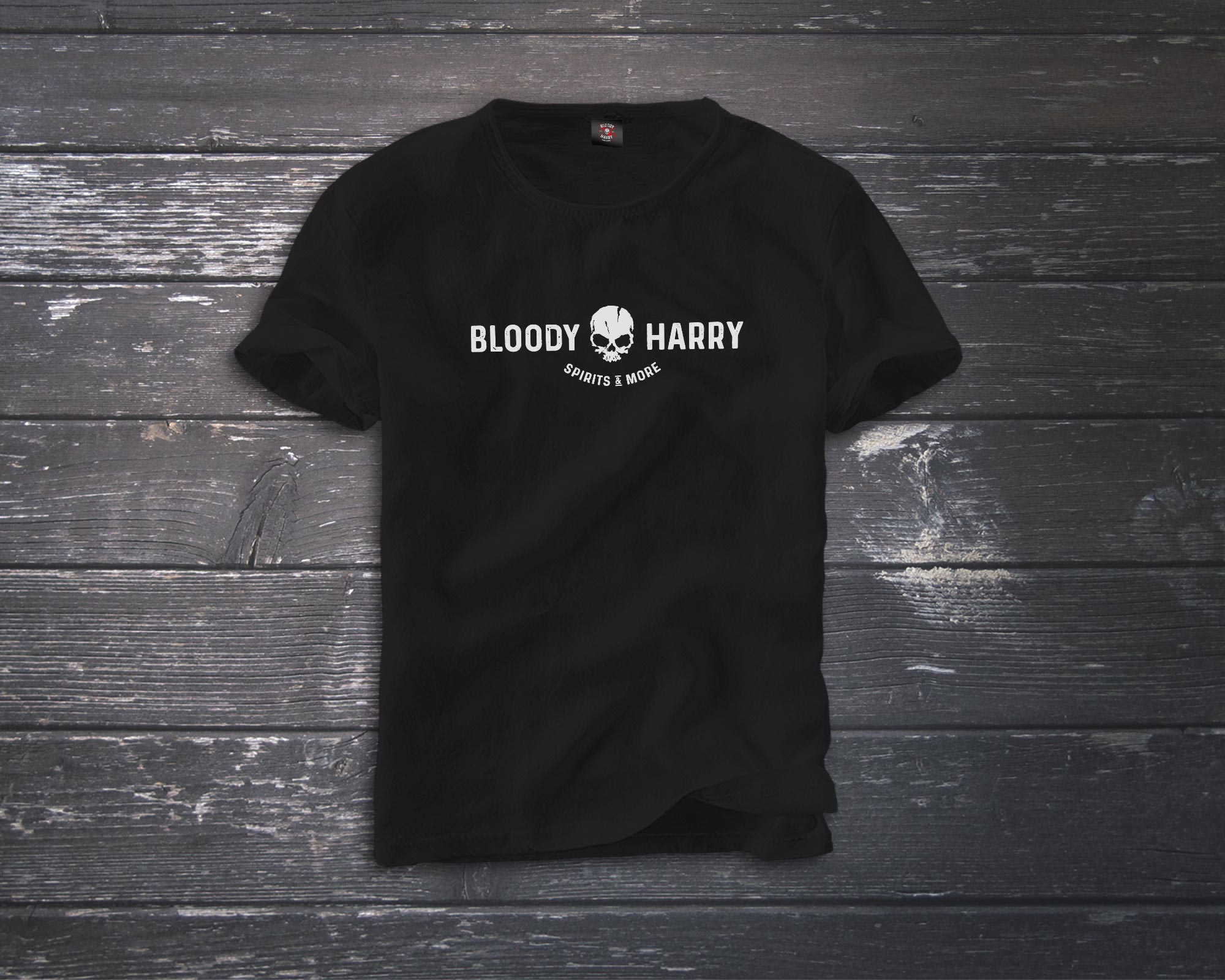 BLOODY HARRY T-Shirt, schwarz